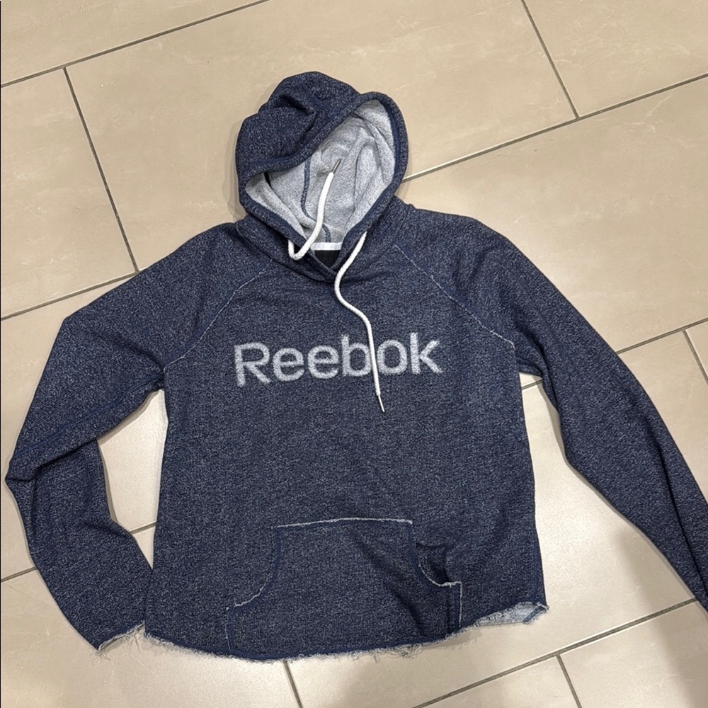 Reebok blue hoodie